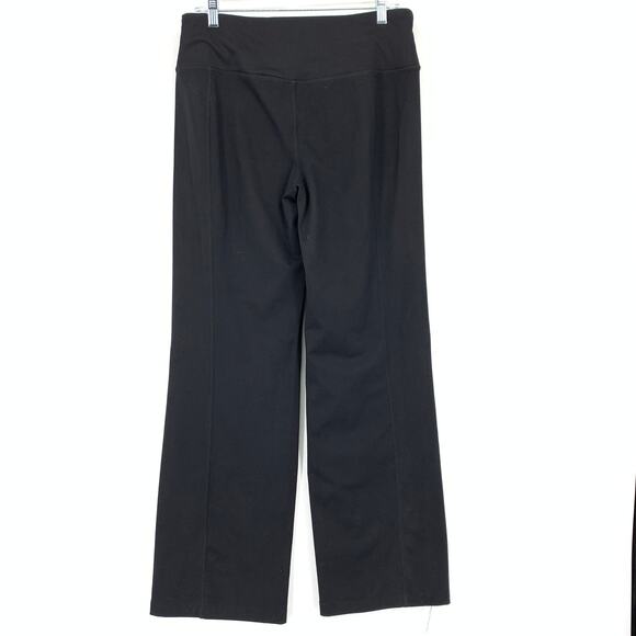 Tangerine Wide Leg Pull On Active Wear Pants Womens Size Large Black - Picture 3 of 7